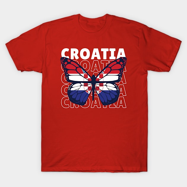 I Love Croatia // Croatian Flag // Croatian Pride T-Shirt by SLAG_Creative